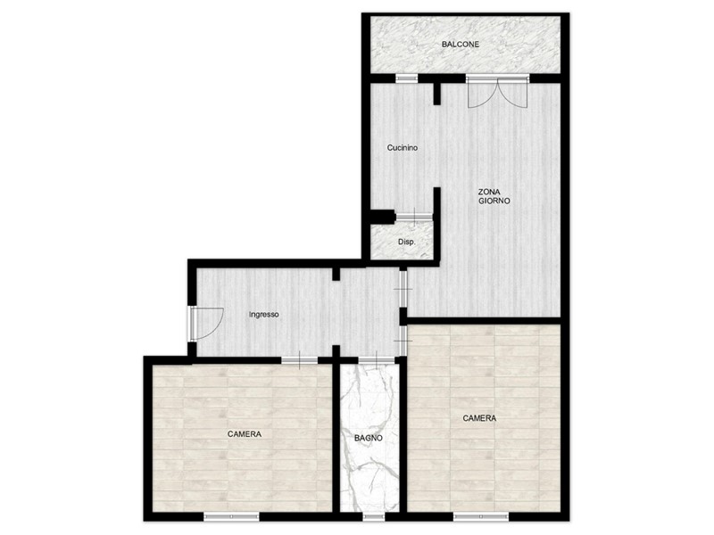 Appartamento in Vendita a Genova, 74'000&euro;, 80 m²