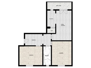 Appartamento in Vendita a Genova, 74'000&euro;, 80 m²