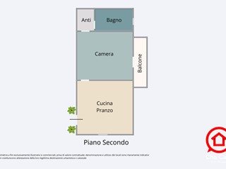 Bilocale in Vendita a Forlì, zona Bussecchio, 115'000&euro;, 52 m²