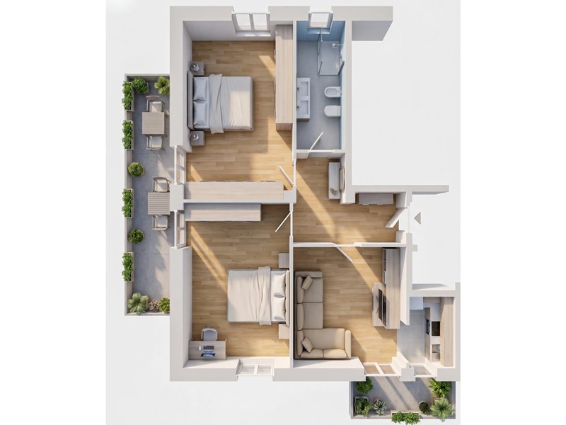 Trilocale in Vendita a Milano, 339'000&euro;, 80 m²