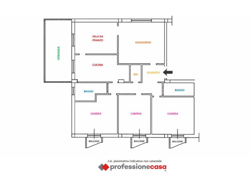 Appartamento in Vendita a Taranto, 65'000&euro;, 113 m²