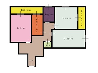 Trilocale in Vendita a Roma, 279'000&euro;, 105 m²