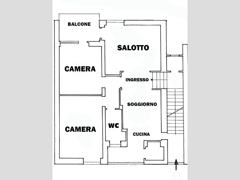 Quadrilocale in Vendita a Lizzanello, zona Merine, 95'000&euro;, 135 m²