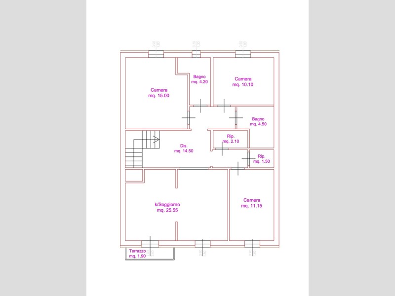 Appartamento in Vendita a Empoli, zona Ponzano, 280'000&euro;, 90 m²