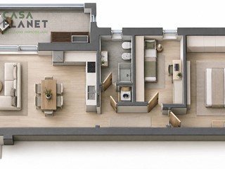 Attico in Vendita a Marcon, 268'000&euro;, 93 m²