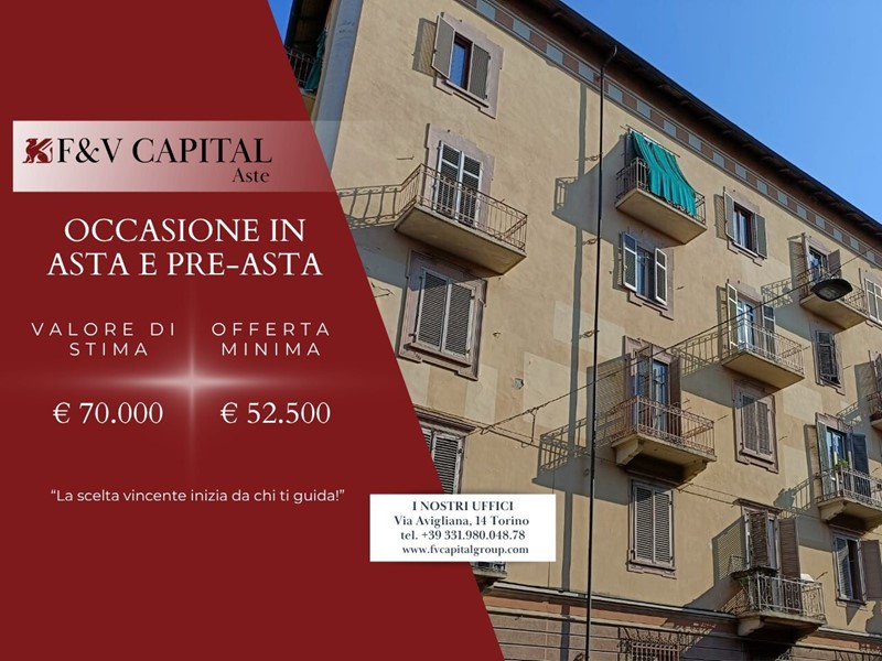 Trilocale in Vendita a Torino, 52'500&euro;, 80 m²
