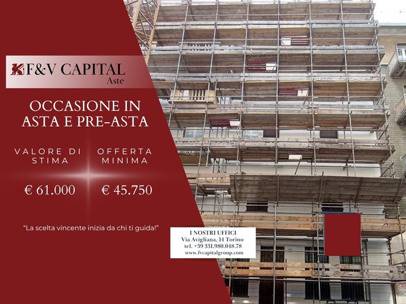 Bilocale in Vendita a Torino, 45'750&euro;, 40 m²