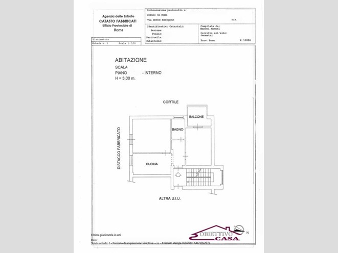Bilocale in Vendita a Roma, 179'000&euro;, 70 m²