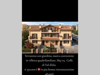 Appartamento in Vendita a Colle di Val D'Elsa, 370'000&euro;, 115 m²