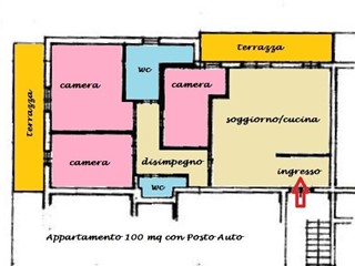 Appartamento in Vendita a Carrara, 215'000&euro;, 100 m², arredato