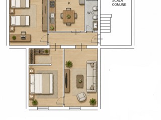 Appartamento in Vendita a Carrara, 125'000&euro;, 105 m², arredato