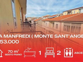 Trilocale in Vendita a Monte Sant'Angelo, 53'000&euro;, 70 m²