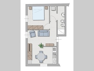 Bilocale in Vendita a Forlì, 139'000&euro;, 56 m², arredato