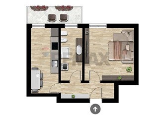 Bilocale in Vendita a Bergamo, 95'000&euro;, 45 m²