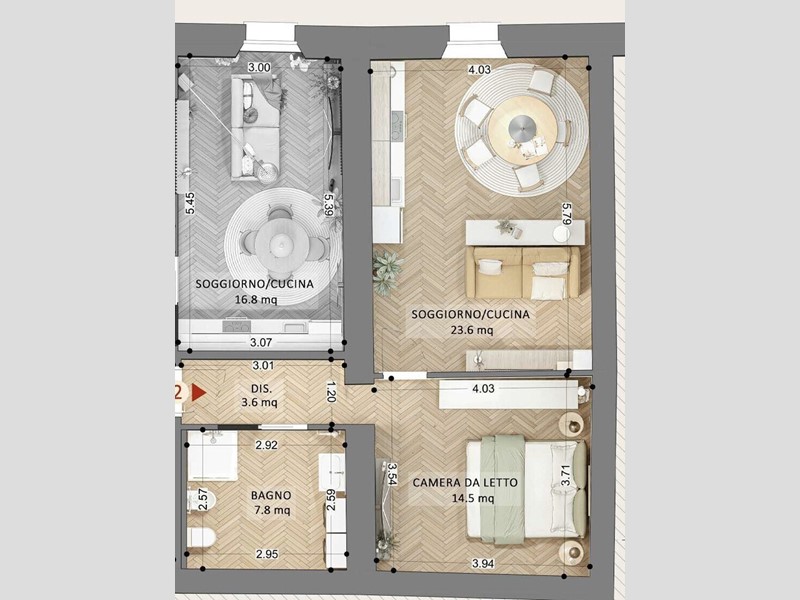 Trilocale in Vendita a Cervia, 335'000&euro;, 62 m²