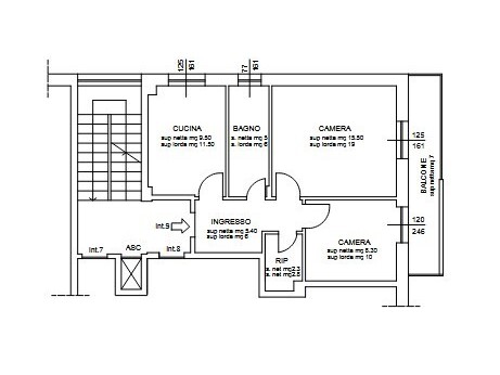 Appartamento in Vendita a Genova, zona Staglieno, 17'399&euro;, 57 m²