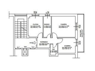 Appartamento in Vendita a Genova, zona Staglieno, 17'399&euro;, 57 m²