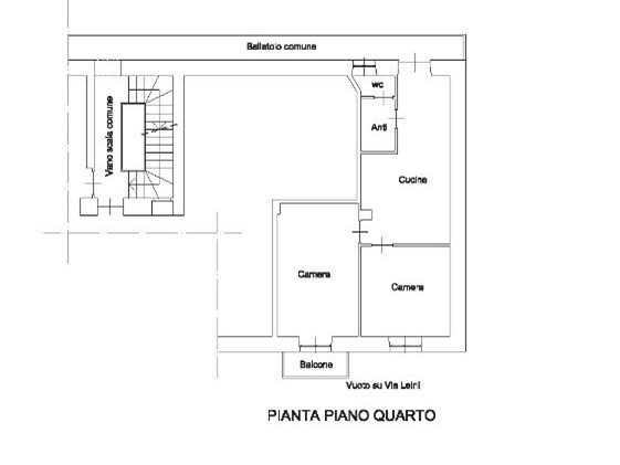 Quadrilocale in Vendita a Torino, 12'750&euro;, 62 m²