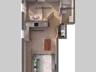 Bilocale in Vendita a Rosignano Marittimo, zona Rosignano Solvay, 175'000&euro;, 52 m²