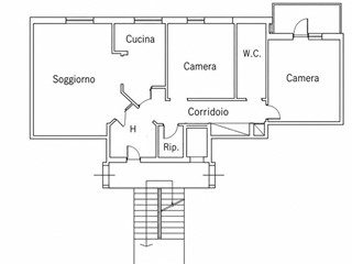 Appartamento in Vendita a La Spezia, 105'000&euro;, 90 m²