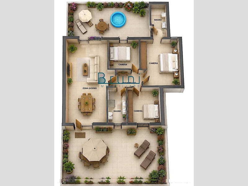 Quadrilocale in Vendita a Monteprandone, 261'000&euro;, 110 m²