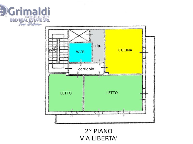 Trilocale in Vendita a Bagheria, 125'000&euro;, 95 m²