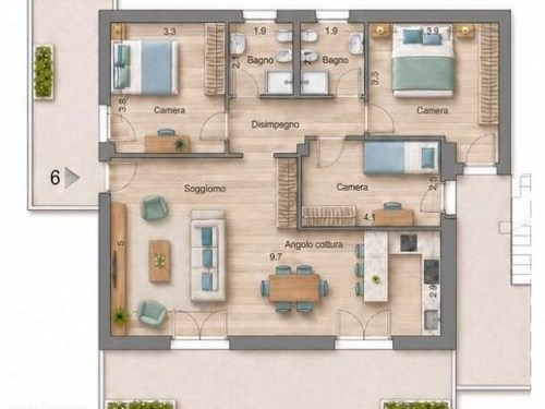 Attico in Vendita a Chiavari, zona RIALTO, 580'000&euro;, 136 m²