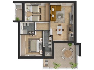 Trilocale in Vendita a Tortoreto, 220'000&euro;, 73 m²