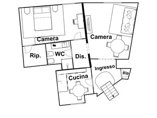 Bilocale in Vendita a Napoli, 225'000&euro;, 70 m²