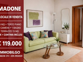 Bilocale in Vendita a Madone, 119'000&euro;, 68 m²