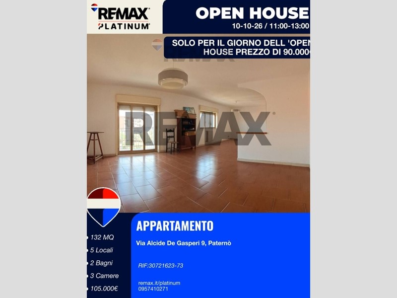 Appartamento in Vendita a Paternò, 90'000&euro;, 132 m²