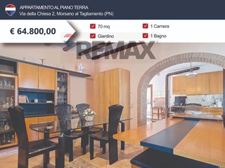 Trilocale in Vendita a Morsano al Tagliamento, 64'800&euro;, 70 m²