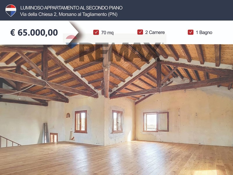 Trilocale in Vendita a Morsano al Tagliamento, 65'000&euro;, 70 m²