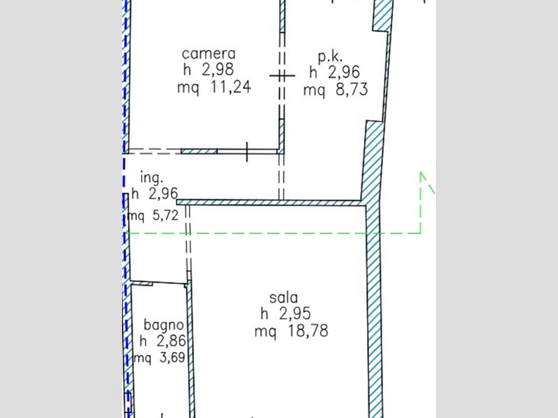 Bilocale in Vendita a Monticiano, zona centro, 35'000&euro;, 60 m²