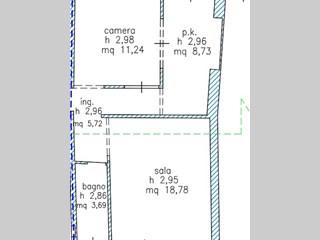 Bilocale in Vendita a Monticiano, zona centro, 35'000&euro;, 60 m²