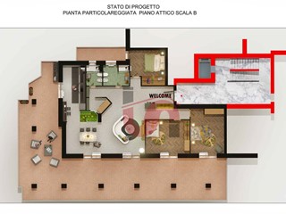 Attico in Vendita a Benevento, 320'000&euro;, 125 m²