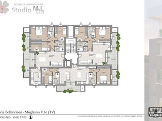 Appartamento in Vendita a Mogliano Veneto, 279'000&euro;, 110 m²