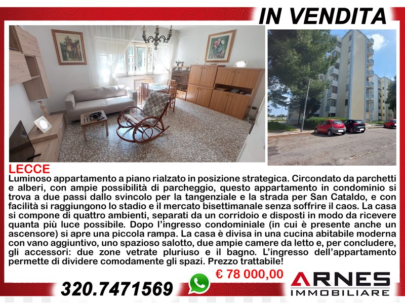Quadrilocale in Vendita a Lecce, 79'000&euro;, 90 m²