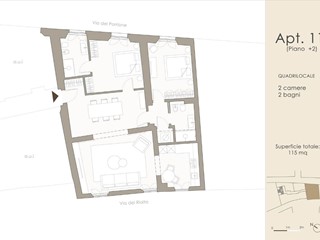 Appartamento in Vendita a Siena, 690'000&euro;, 115 m²