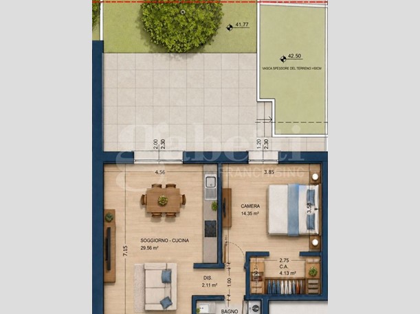 Bilocale in Vendita a Bologna, 310'000&euro;, 80 m²