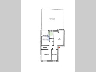 Trilocale in Vendita a Livorno, zona Magrignano, 275'000&euro;, 90 m², con Box