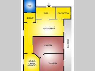 Trilocale in Vendita a Magenta, 145'000&euro;, 95 m²