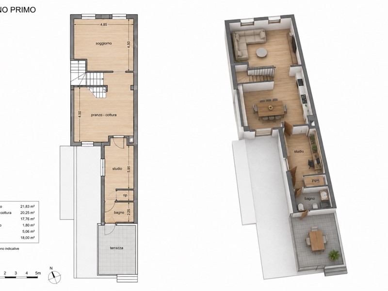 Trilocale in Vendita a Viareggio, 210'000&euro;, 140 m²