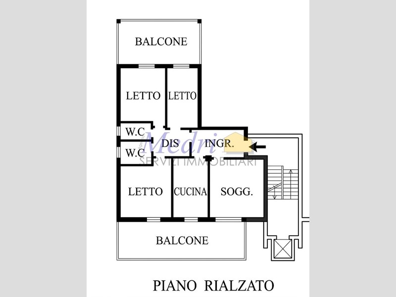 Appartamento in Vendita a Cesena, 260'000&euro;, 120 m²