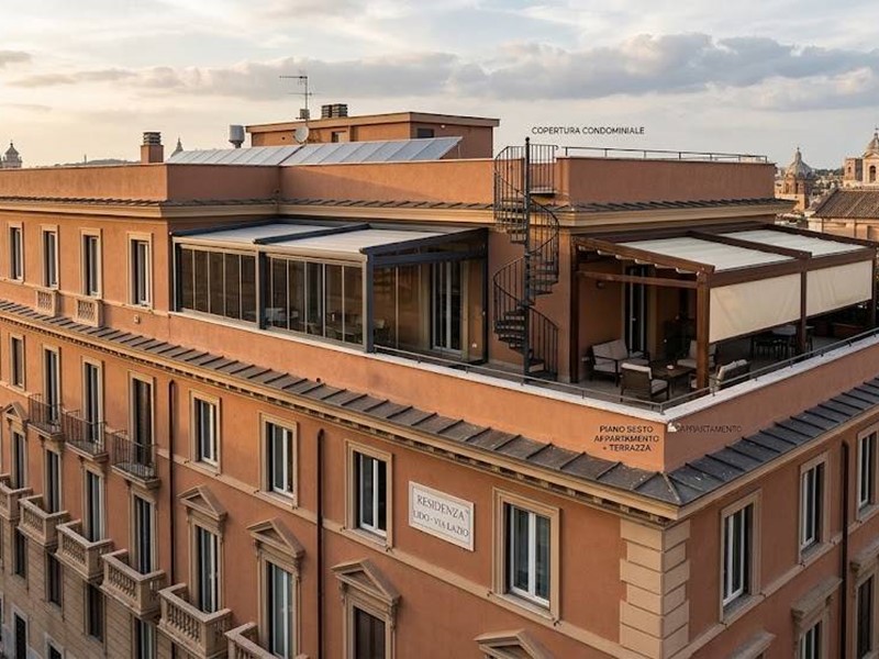 Trilocale in Vendita a Roma, 376'666&euro;, 61 m²