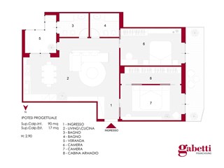 Trilocale in Vendita a Napoli, 309'000&euro;, 90 m²