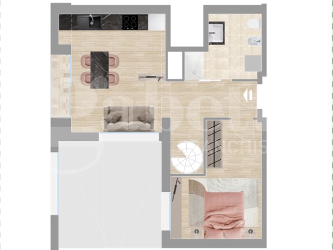 Trilocale in Vendita a Bologna, 225'000&euro;, 57 m²
