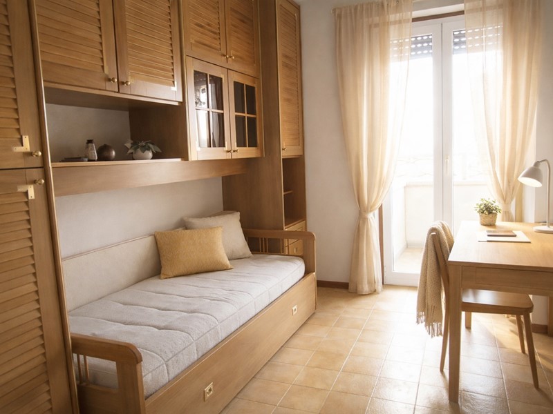 Monolocale in Affitto a Roma, zona Rebibbia, 370&euro;, 9 m², arredato