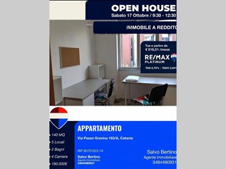 Appartamento in Vendita a Catania, 190'000&euro;, 140 m²