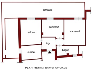 Trilocale in Vendita a Roma, 415'000&euro;, 84 m²